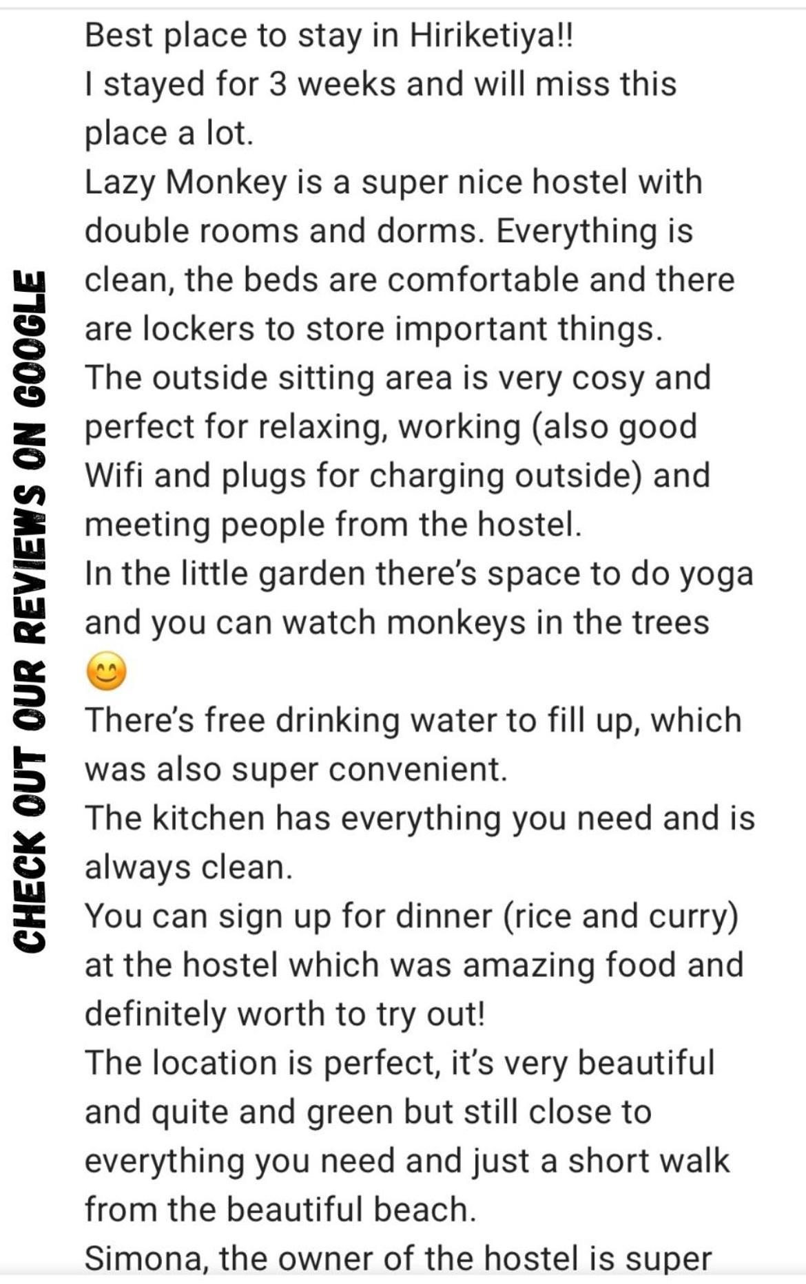 Lazy Monkey Surfhostel - Sri Lanka Dikwella Eksteriør billede